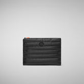 Unisex quilted pouch big Thalassa in black - Accessories | Save The Duck