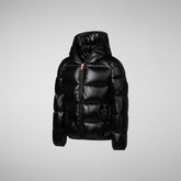 Boys' animal free puffer jacket Artie in black | Save The Duck