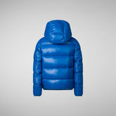 Boys' animal free puffer jacket Artie in blue berry - BOY FW24 NEW IN | Save The Duck