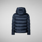 Animal-free Mädchen-Steppjacke Bibi in night blue - Mädchen | Save The Duck