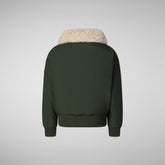 Unisex kids' bomber jacket Draven in land green | Save The Duck