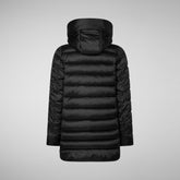 Animal-free Mädchen-Steppjacke mit kapuze Oriana in Schwarz - Mädchen | Save The Duck