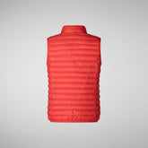 Unisex Dolin kids' vest in jack red - BOY SS24 SALE | Save The Duck