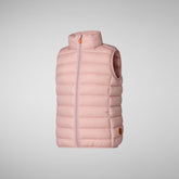 GILET UNISEX BAMBINO ANDY IN BLUSH PINK | Save The Duck