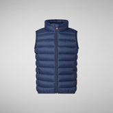 Gilet Andy bleu foncé pour enfant - Fille | Save The Duck