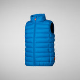 GILET UNISEX BAMBINO ANDY IN BLU BERRY - NEW IN BAMBINO FW24 | Save The Duck