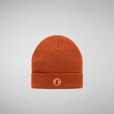 Unisex beanie Fivel in maple orange - Fille | Save The Duck