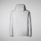 Parkaà  capuche Hiram gris brouillard pour homme | Save The Duck