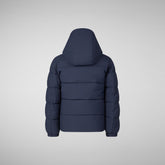 Parkaà  capuche Klaus bleu foncé pour garçon - GARÇON Parka | Save The Duck