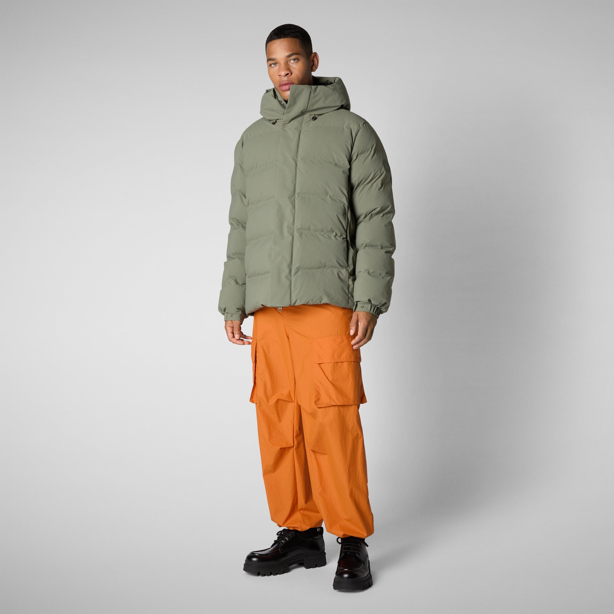 Save the duck PARKA UOMO LELAND IN SWAMP GREEN