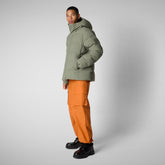 Parkaà  capuche Leland swamp green pour homme - Arctic Homme | Save The Duck