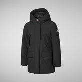 PARKA CON CAPPUCCIO BAMBINA ALLY NERO - Bambina | Save The Duck