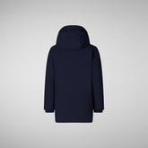 PARKA CON CAPPUCCIO BAMBINA ALLY BLU NAVY - Bambina | Save The Duck