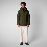 Parkaà  capuche Elon land green pour homme - Arctic Homme | Save The Duck