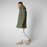 Parkaà  capuche Daucus laurel green pour homme - Arctic Homme | Save The Duck