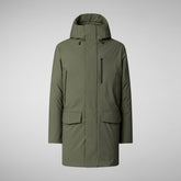 Parkaà  capuche Daucus laurel green pour homme | Save The Duck