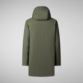 Parkaà  capuche Daucus laurel green pour homme | Save The Duck