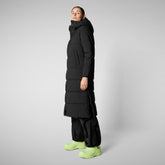 Parka Missy noir pour femme - Arctic Woman | Save The Duck