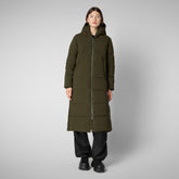 Parka Missy land green pour femme - Arctic Woman | Save The Duck