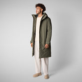 Parkaà  capuche Roderick laurel green pour homme - Arctic Homme | Save The Duck