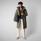 Parkaà  capuche Roderick laurel green pour homme - Arctic Homme | Save The Duck