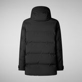 Parkaà  capuche Quinlan noir pour homme | Save The Duck