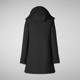 Parkaà  capuche Samantah noir pour femme | Save The Duck