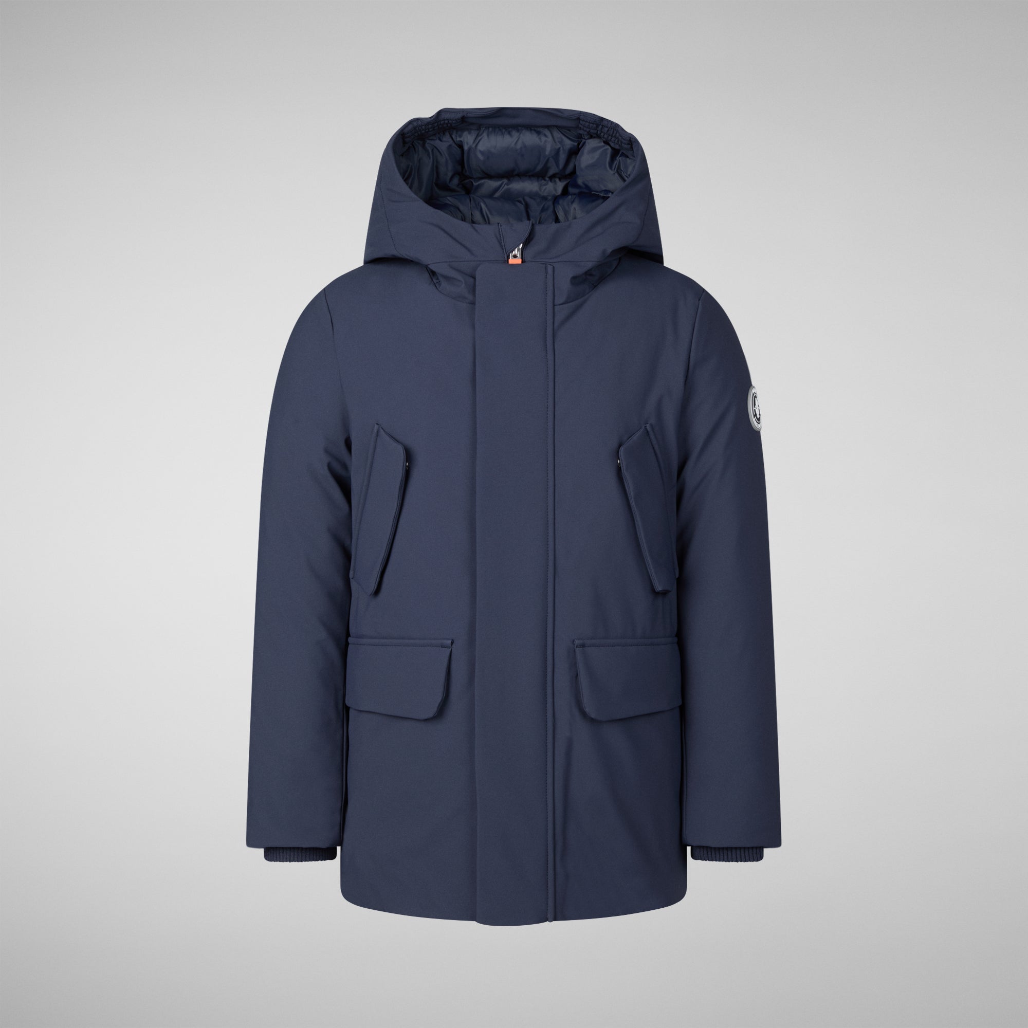 Save the duck PARKA CON CAPPUCCIO THEO BLU NAVY