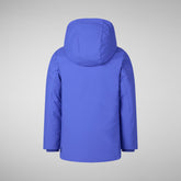 Parkaà  capuche Theo gentian blue pour garçon - GARÇON Parka | Save The Duck