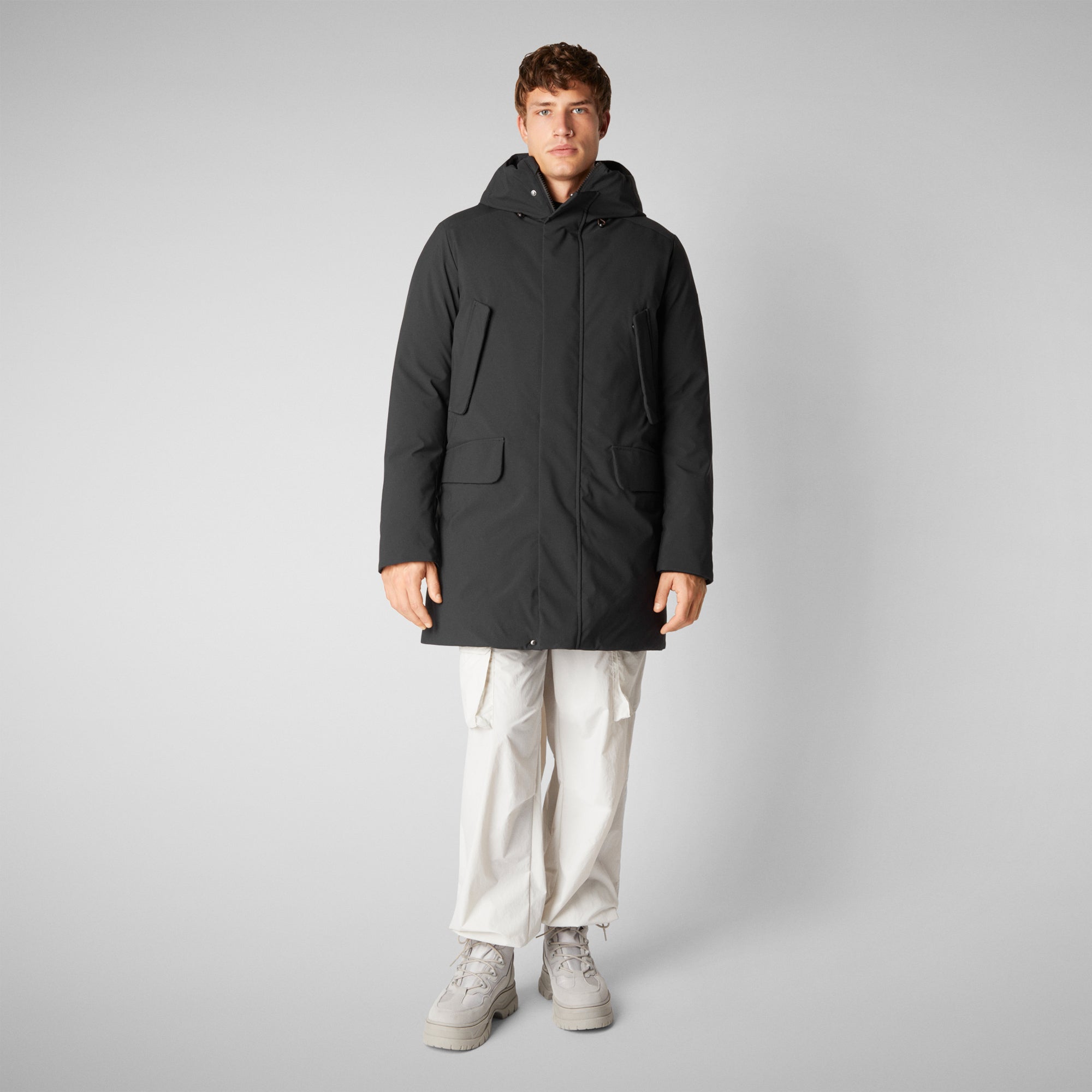 Save the duck PARKA UOMO WILSON IN NERO