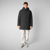 Parkaà  capuche Wilson noir pour homme - Arctic Homme | Save The Duck