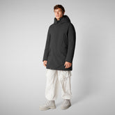 Parkaà  capuche Wilson noir pour homme - Arctic Homme | Save The Duck