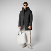 Parkaà  capuche Wilson noir pour homme - Arctic Homme | Save The Duck