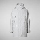 Parkaà  capuche Wilson gris brouillard pour homme | Save The Duck