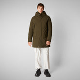 Parkaà  capuche Wilson land green pour homme - Arctic Homme | Save The Duck