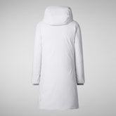 Woman's hooded parka Sienna in fog grey | Save The Duck