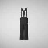 Pantalon unisexe Cycas noir pour enfant | Save The Duck