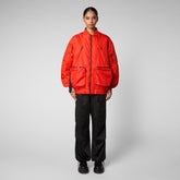Unisex bomber jacket Ciara in poppy red - WOMEN JACKETS SS24 SALE | Save The Duck