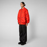 Unisex bomber jacket Ciara in poppy red - MEN PUFFER SS24 SALE | Save The Duck