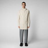 Man's raincoat Dacey in shore beige - MEN SS24 SALE | Save The Duck