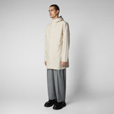 Man's raincoat Dacey in shore beige - MEN SS24 SALE | Save The Duck