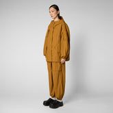 Veste Juna marron sable pour femme - VESTES FEMME PE24 SOLDES | Save The Duck