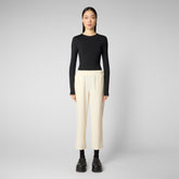 Woman's trousers Milan in vanilla - Women's Sets | Save The Duck