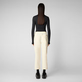Woman's trousers Milan in vanilla - Women's Sets | Save The Duck