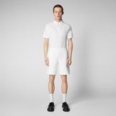 Man's trousers Rayun in white - Men's Sets | Save The Duck