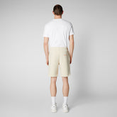 Pantaloni uomo Rayun in beige crema - Coordinati Uomo | Save The Duck