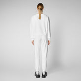 Woman's sweatshirt Ligia blanc pour femme - ENSEMBLES | Save The Duck