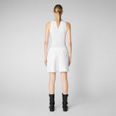 Pantalon Halima blanc pour femme - ENSEMBLES | Save The Duck
