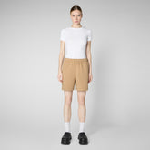 Damen trousers Halima in biscuit beige | Save The Duck