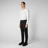 Man's trousers Steve in black - Men's Sets | Save The Duck